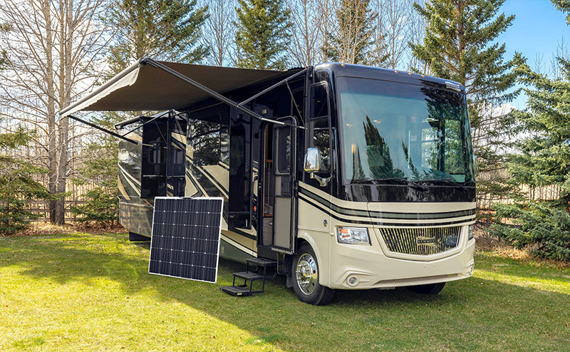 CARAVAN VEHICLE SOLAR PANELS-FOR A LIGHTING AND POWERFUL TRIPS