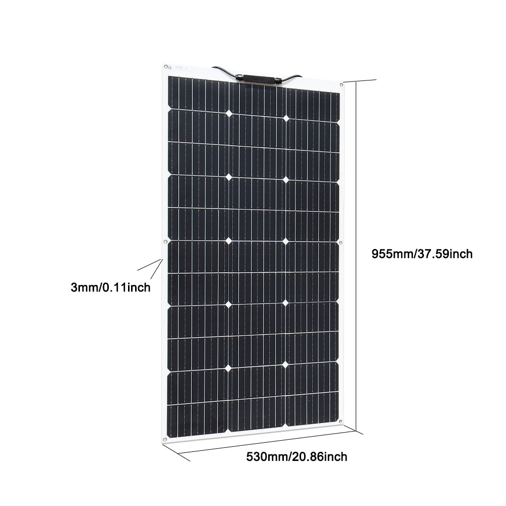 Xinpuguang 8pcs 100W solar panel