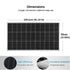 Panel solar monocristalino Xinpuguang 100W 12V 