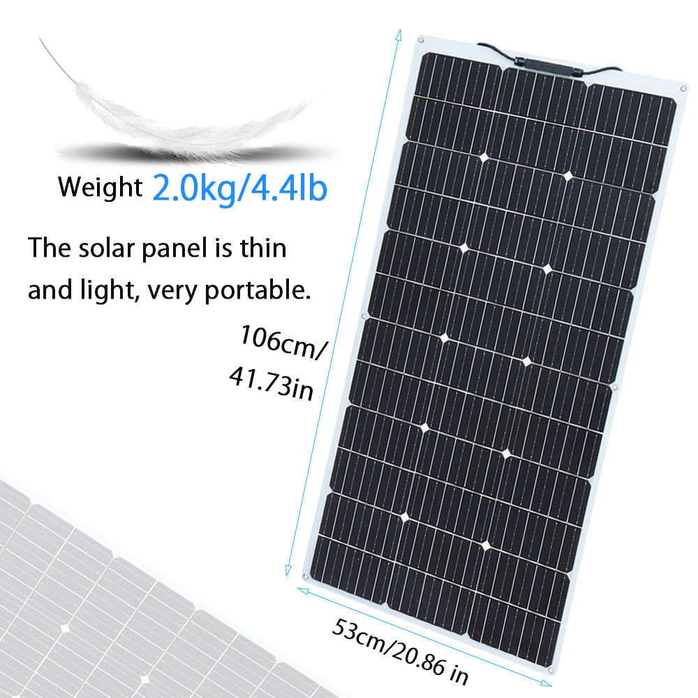 Xinpuguang 200W 12V Flexible Solar Panel Kit