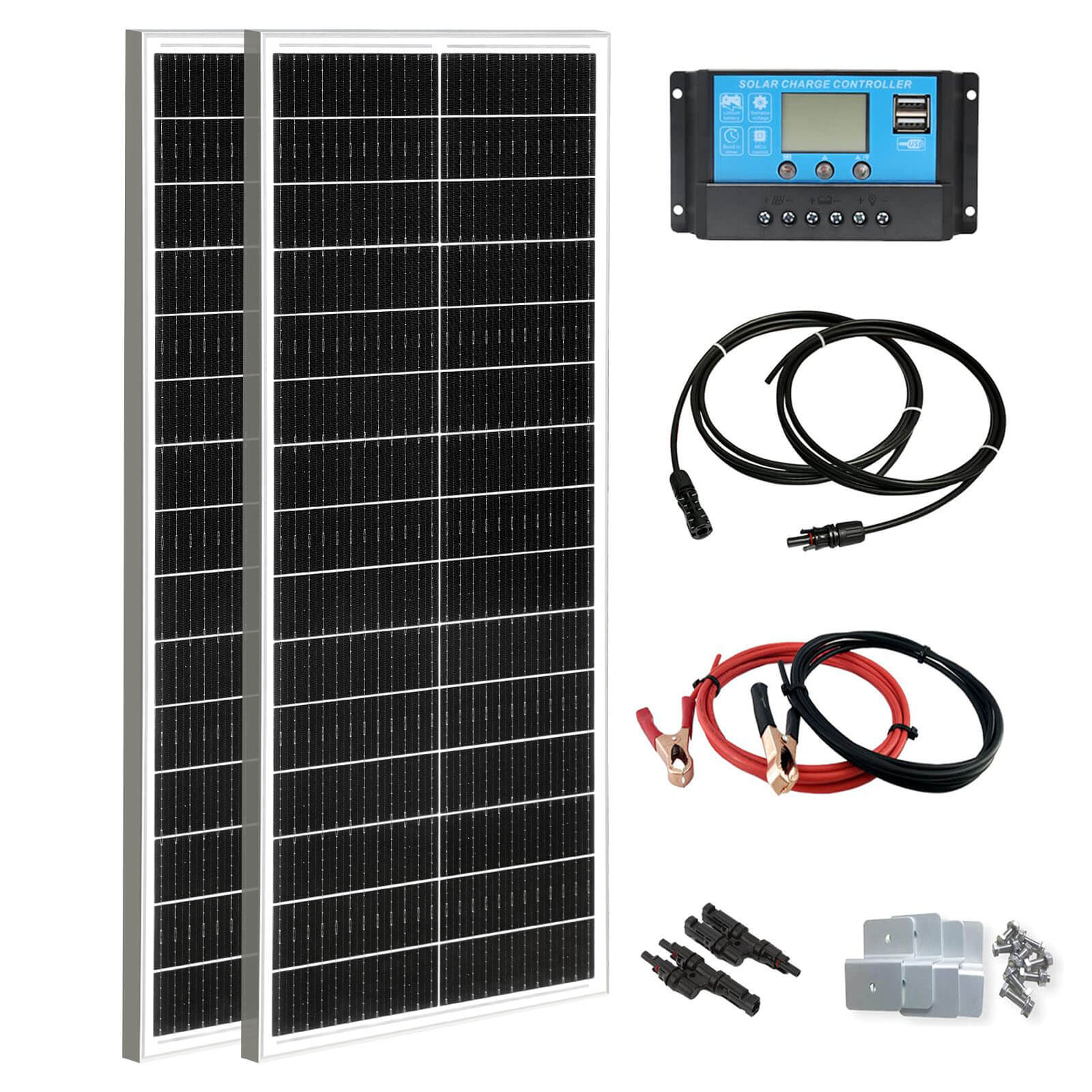 Xinpuguang 200W 12V  Solar Panel Kit