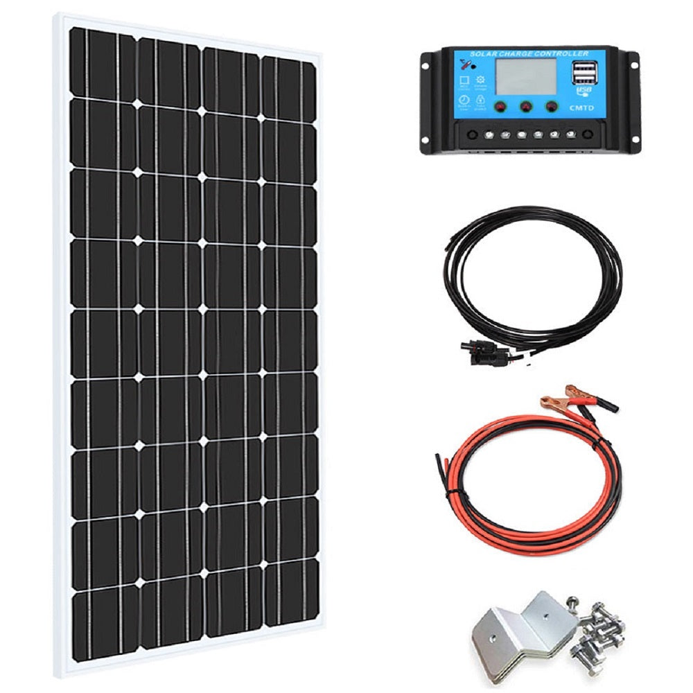 Kit de panel solar monocristalino Xinpuguang 100W 12V