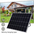 Panel solar Xinpuguang de 150 vatios y 12 voltios con soporte de montaje