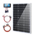 Xinpuguang off-grid 50W Solar Panel Kit for backyard or RV boat