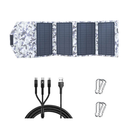 Xinpuguang 28W Panel solar portátil para acampar al aire libre