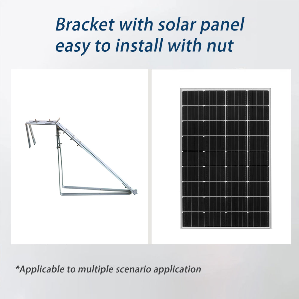 Xinpuguang 150 Watt 12 Volt Solar Panel with Mounting bracket