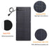 Xinpuguang 50W ETFE Semiflexibles Solarpanel-Kit